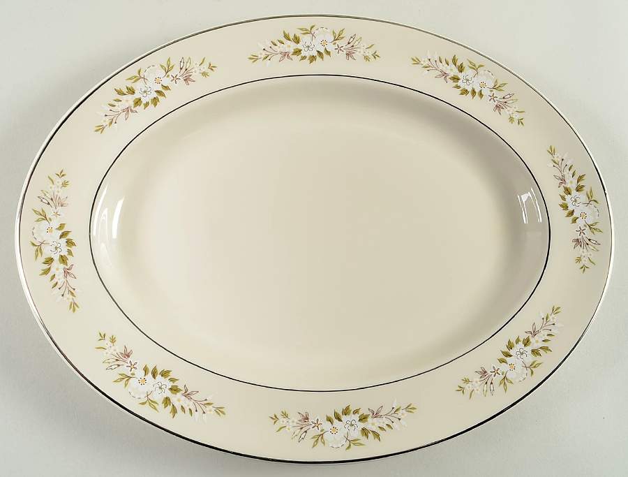 Spring Rhapsody 15" Oval Serving Platter by Edgerton-1