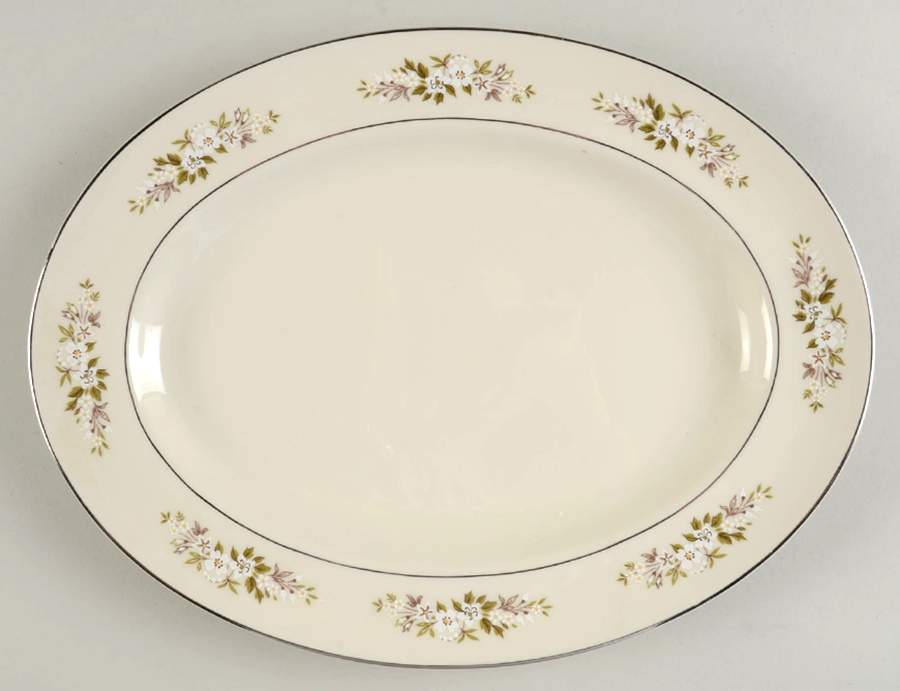 Spring Rhapsody 12" Oval Serving Platter by Edgerton-1