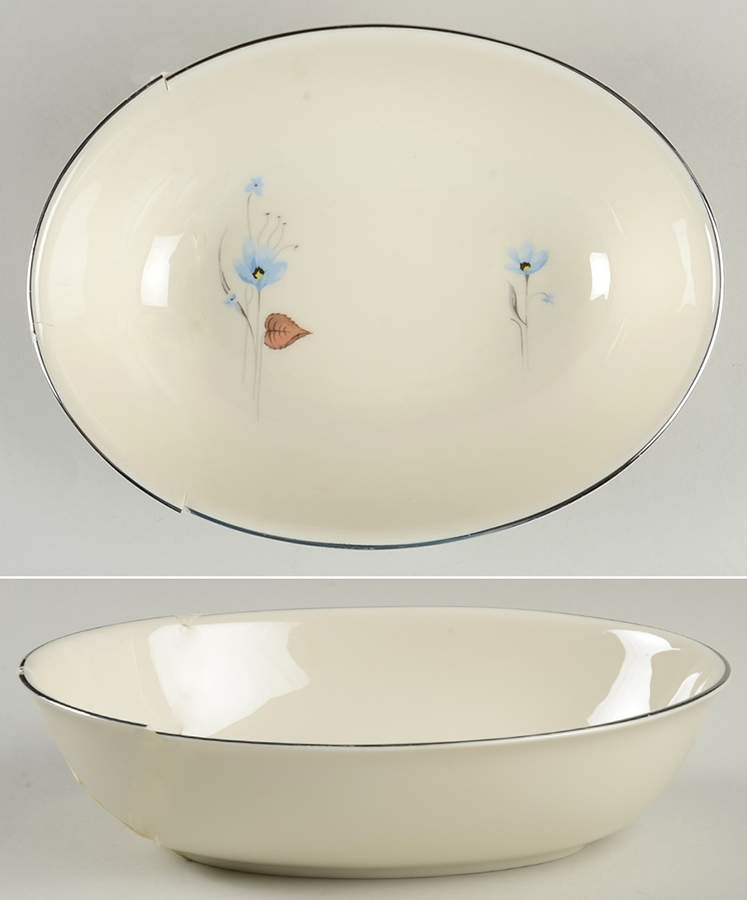 Wood Song 9" Oval Vegetable Bowl by Edgerton-1