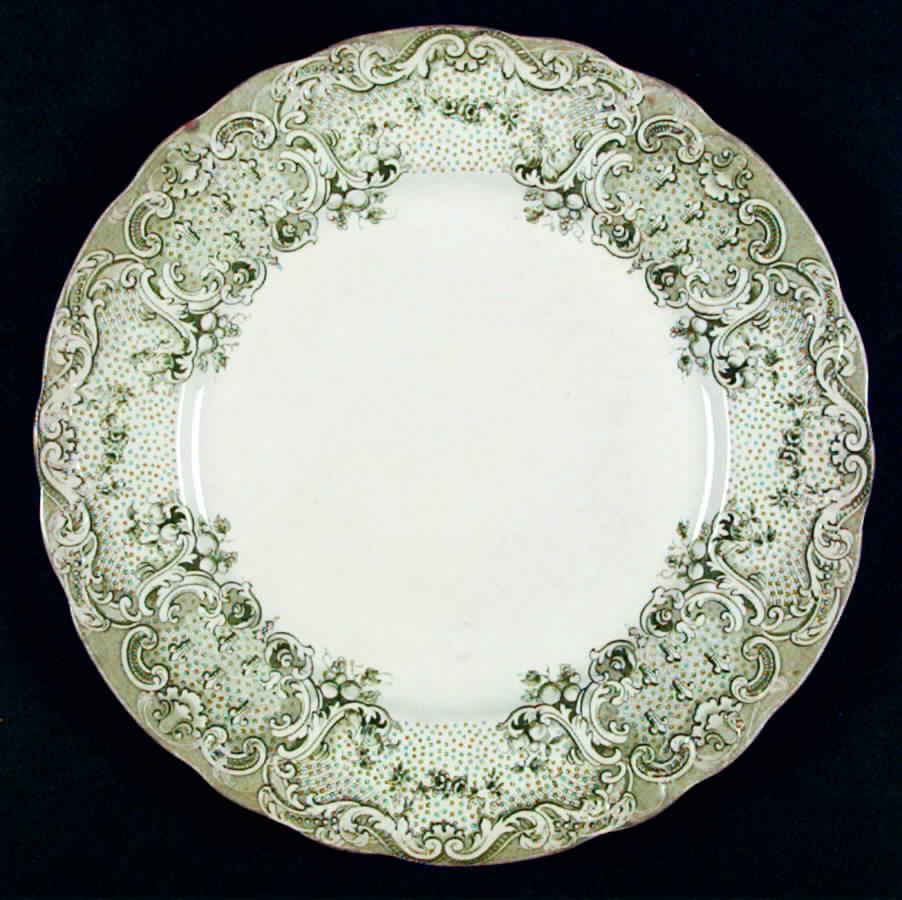 Fleur De Lys Dinner Plate by John Edwards-1