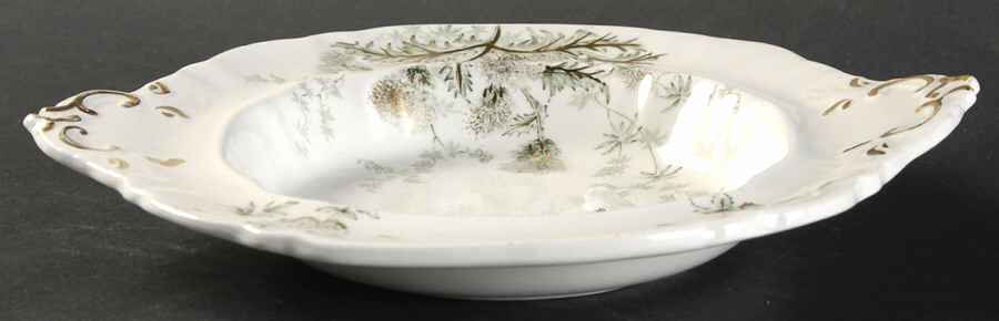 Thistle (Green Gray) Round Butter No Lid by John Edwards-1