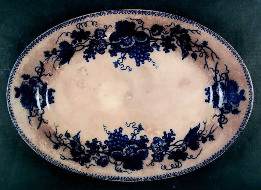 Vine 18" Oval Serving Platter by John Edwards-1