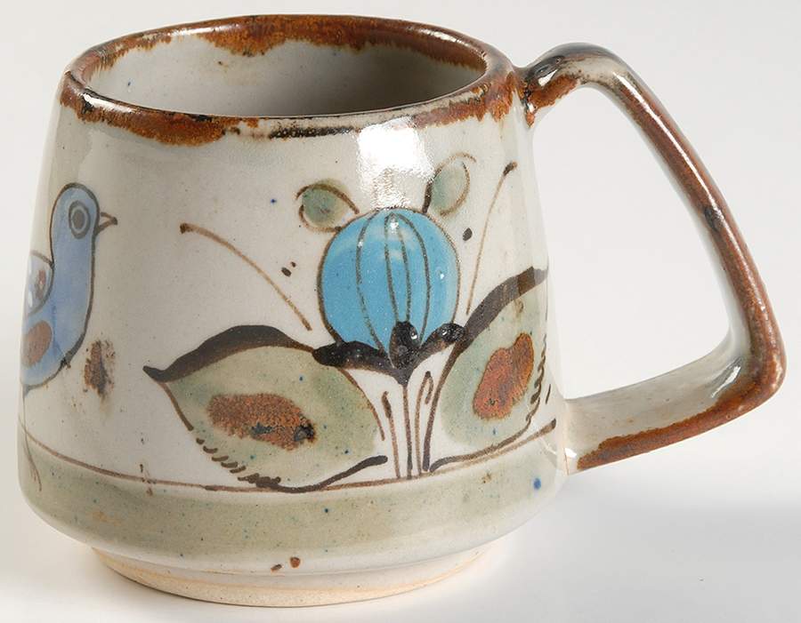 El Palomar Blue Mug by Ken Edwards Pottery-1