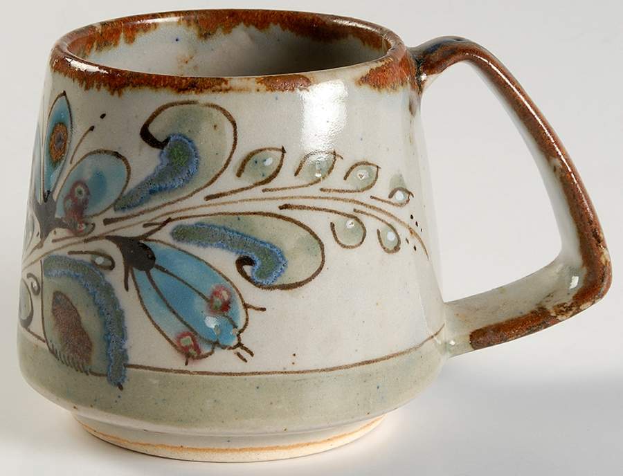 El Palomar Blue Mug by Ken Edwards Pottery-1