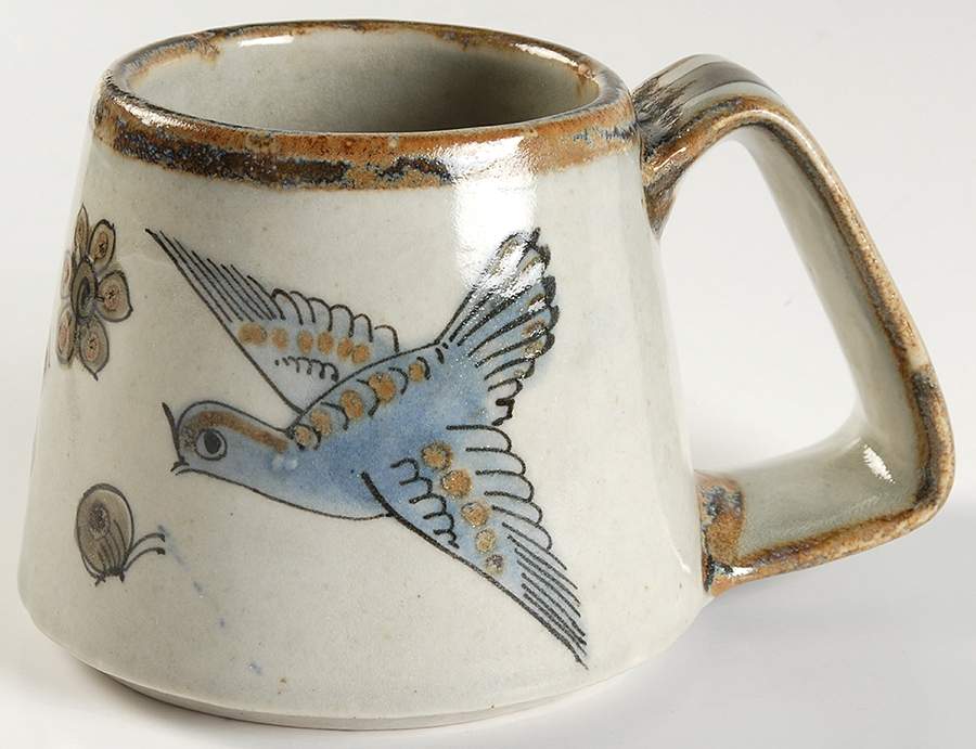 El Palomar Blue Jumbo Mug by Ken Edwards Pottery-1