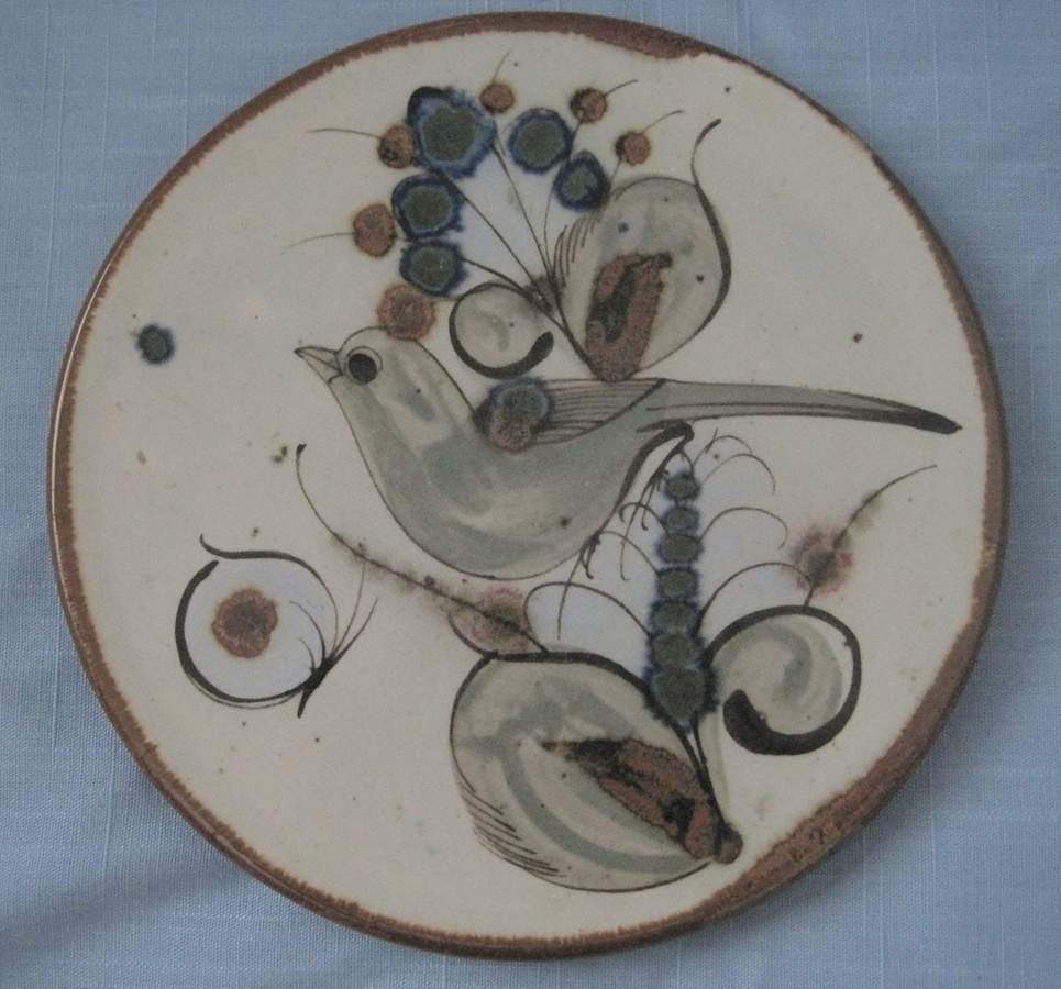 El Palomar Blue Tea Tile by Ken Edwards Pottery-1