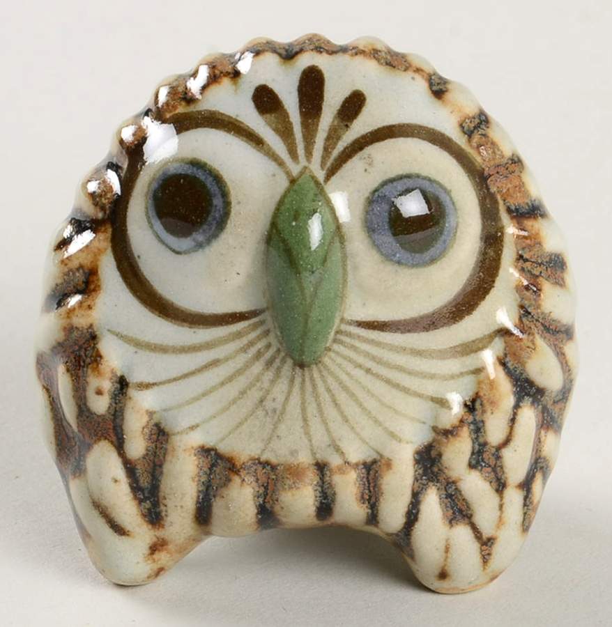El Palomar Blue Owl Figurine by Ken Edwards Pottery-1