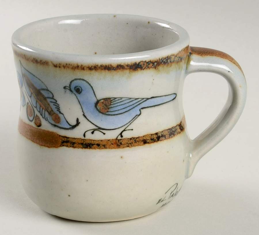 El Palomar Blue Mug by Ken Edwards Pottery-1