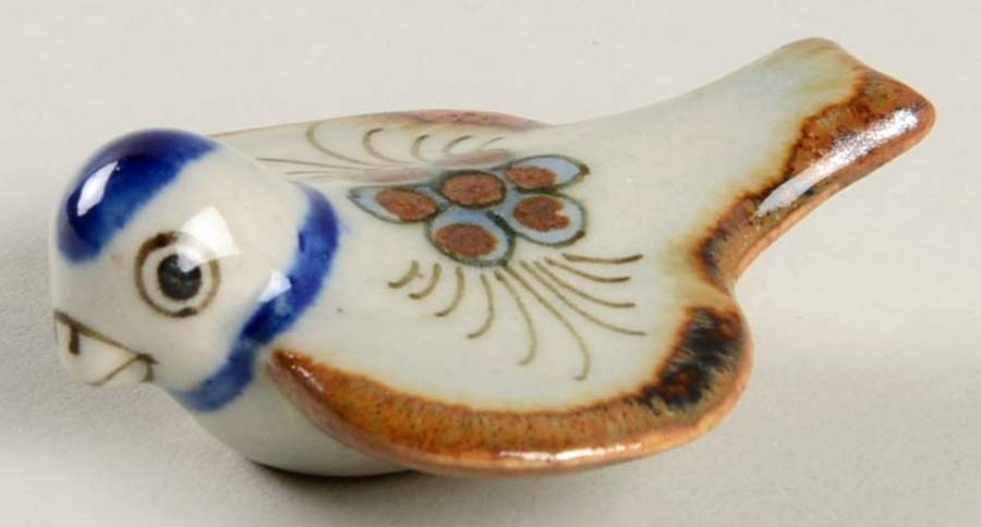 El Palomar Blue Bird Figurine by Ken Edwards Pottery-1