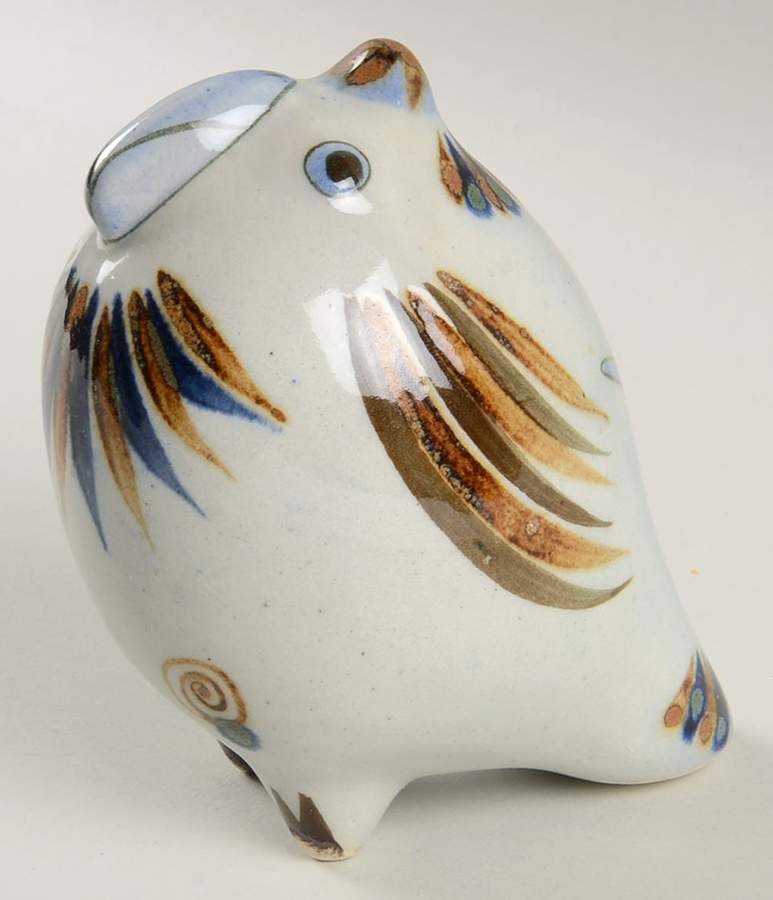 El Palomar Blue Bird Figurine by Ken Edwards Pottery-1