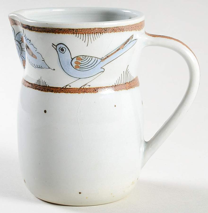 El Palomar Blue 24 Oz Pitcher by Ken Edwards Pottery-1