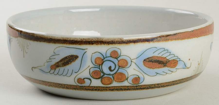 El Palomar Blue Coupe Cereal Bowl by Ken Edwards Pottery-1