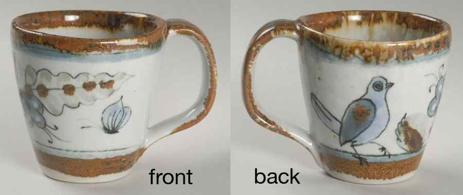 El Palomar Blue Mug by Ken Edwards Pottery-1