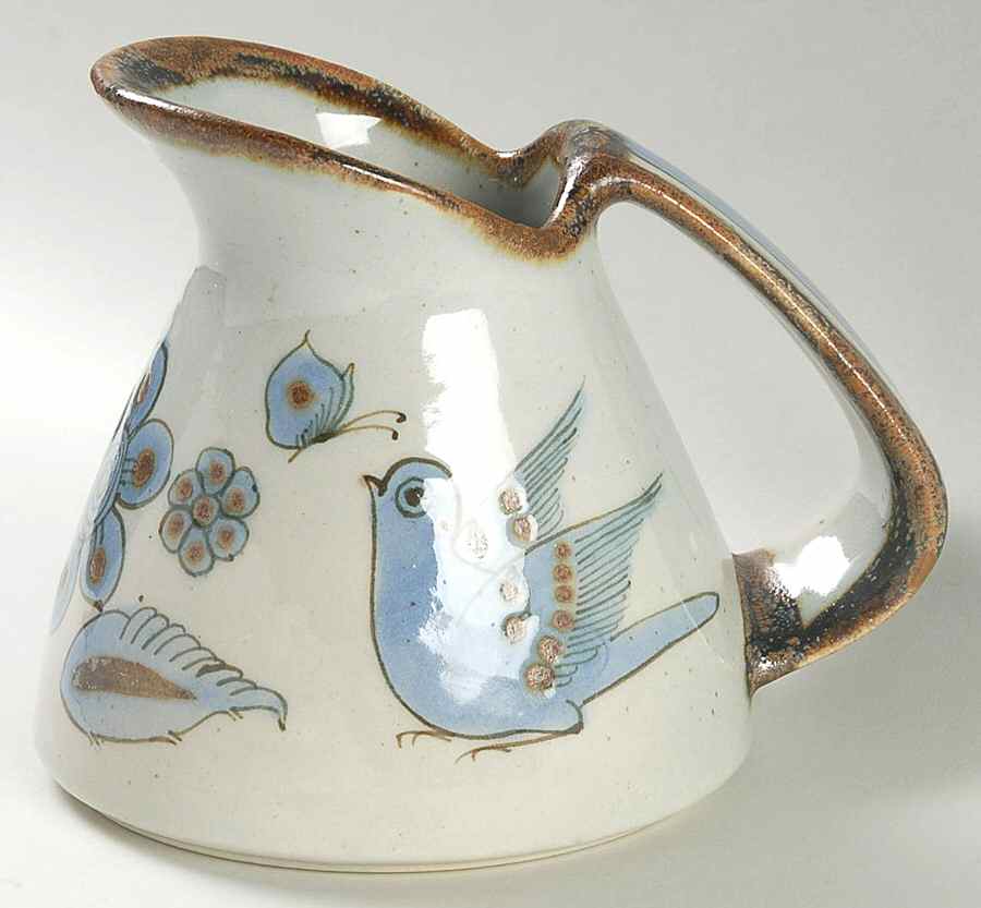 El Palomar Blue 16 Oz Pitcher by Ken Edwards Pottery-1