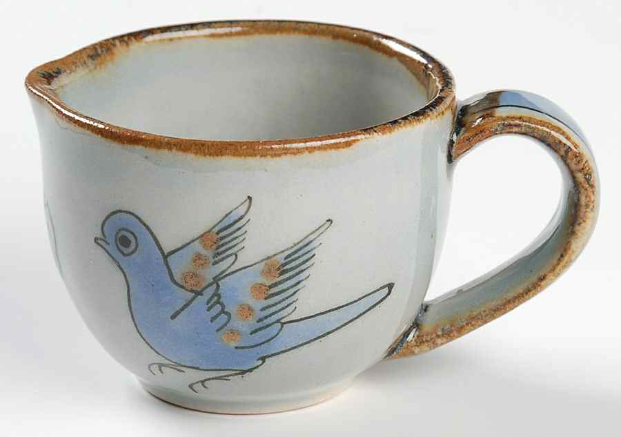 El Palomar Blue Mini Creamer by Ken Edwards Pottery-1