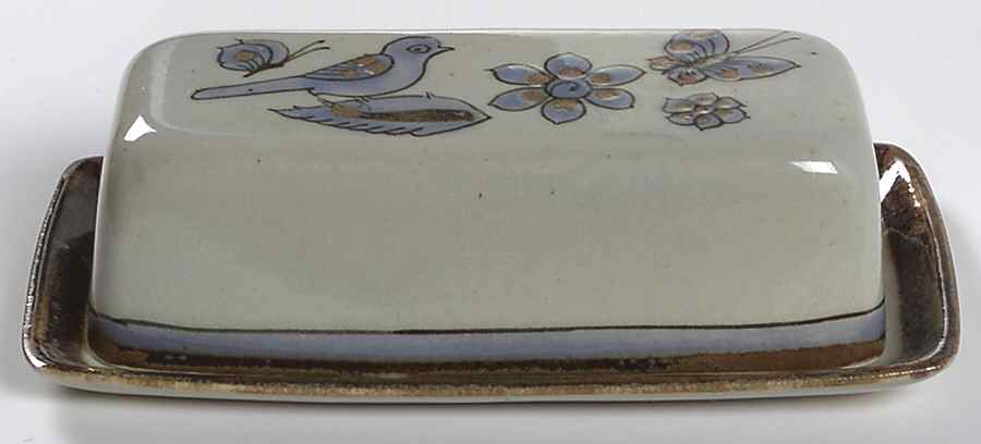 El Palomar Blue 1/4 Lb Covered Butter by Ken Edwards Pottery-1