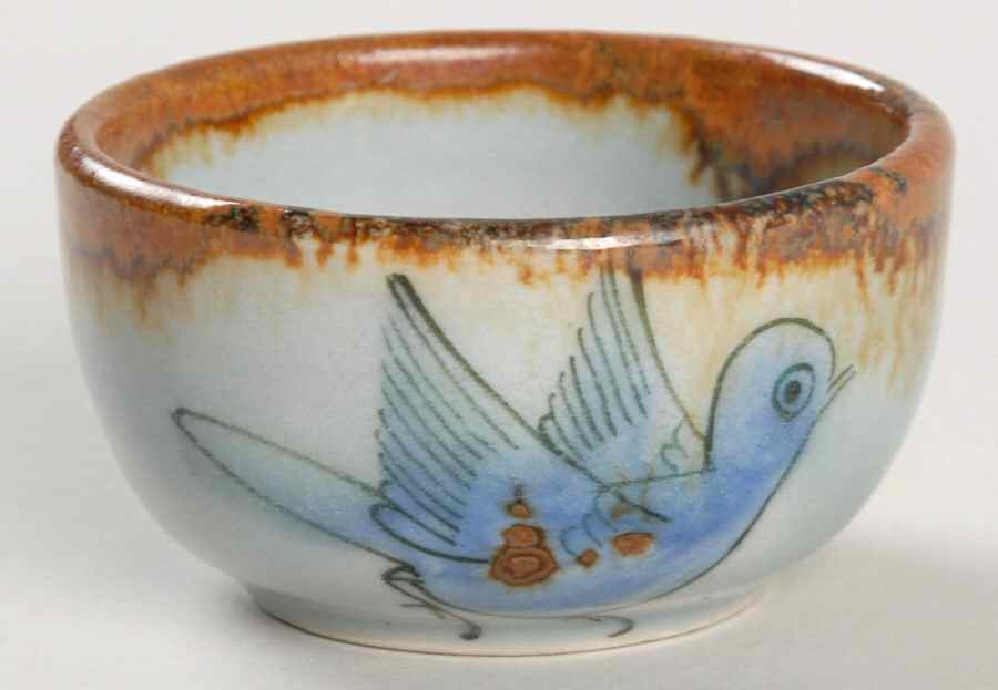 El Palomar Blue Butter Cup by Ken Edwards Pottery-1