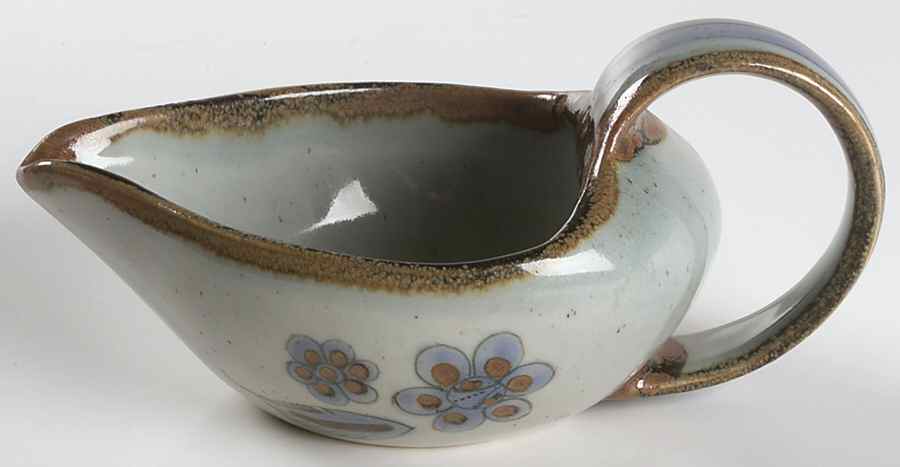 El Palomar Blue Gravy Boat by Ken Edwards Pottery-1