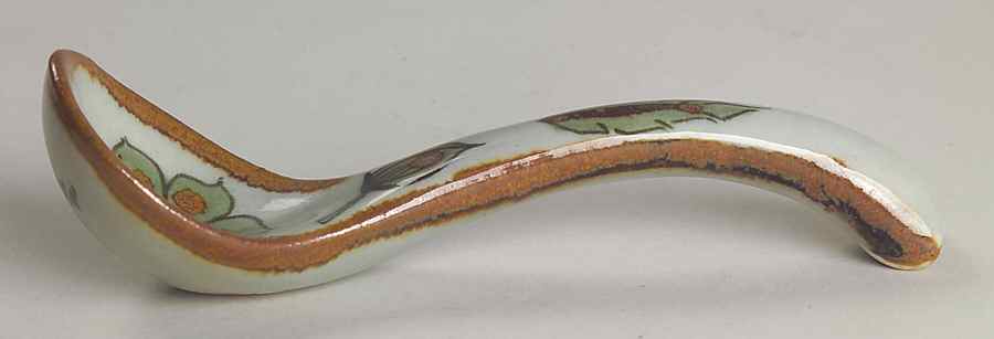 El Palomar Blue Ladle for Mayonnaise by Ken Edwards Pottery-1