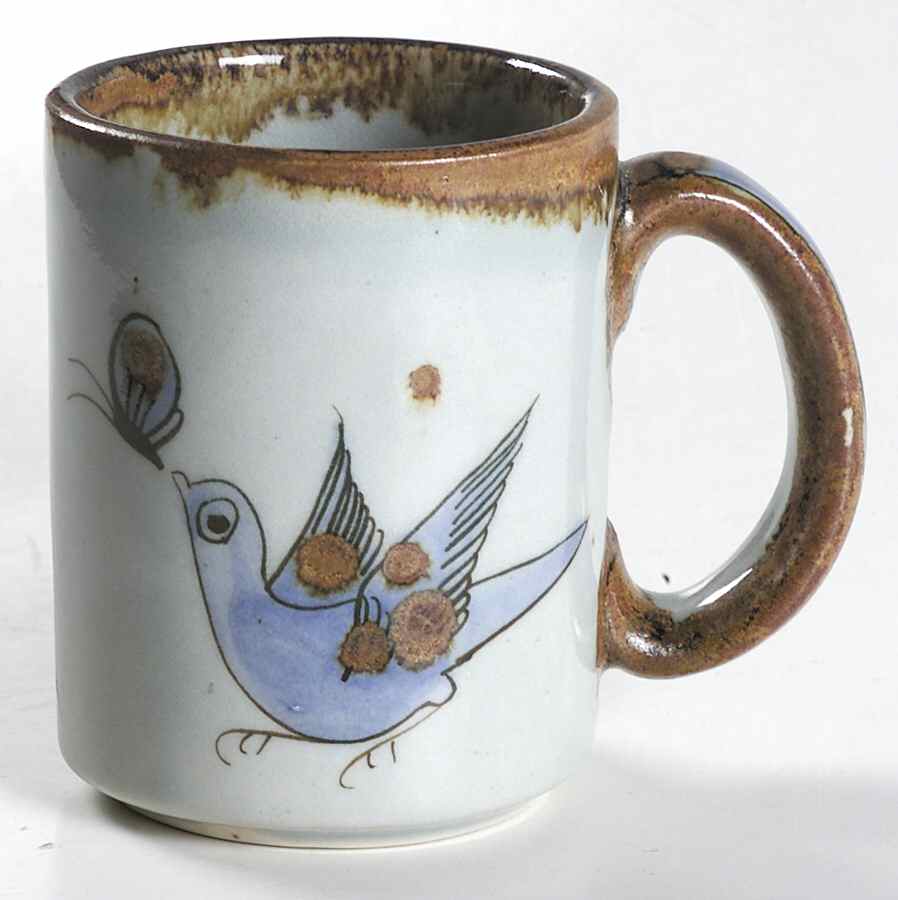 El Palomar Blue Mug by Ken Edwards Pottery-1