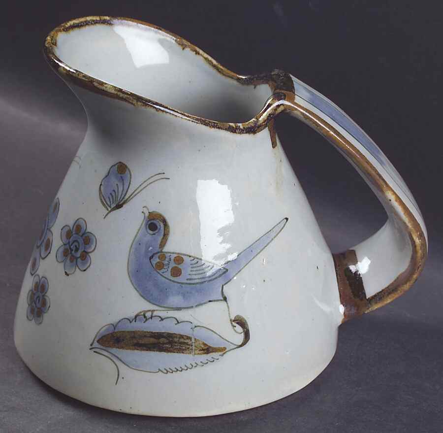El Palomar Blue 16 Oz Pitcher by Ken Edwards Pottery-1