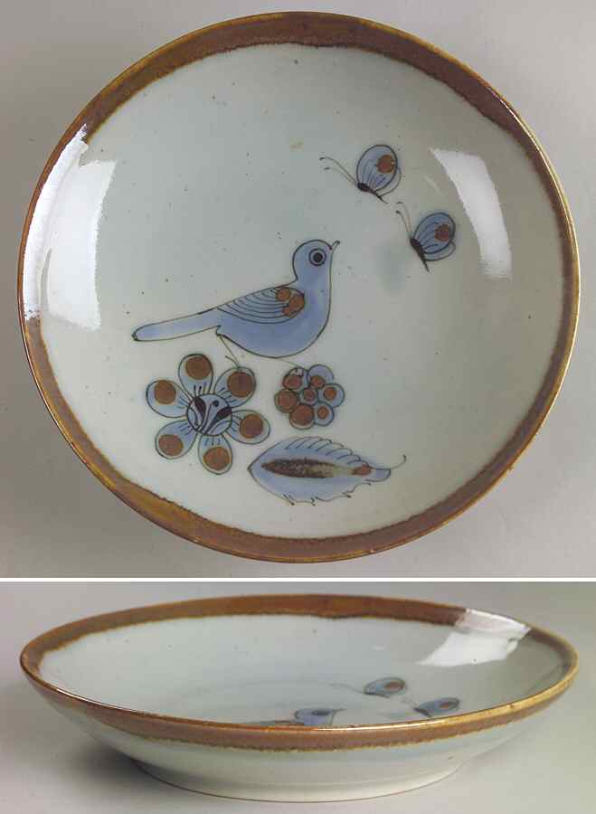 El Palomar Blue Coupe Soup Bowl by Ken Edwards Pottery-1