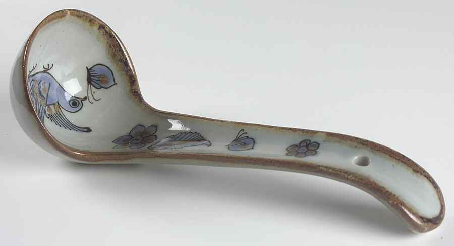 El Palomar Blue Tureen Ladle by Ken Edwards Pottery-1