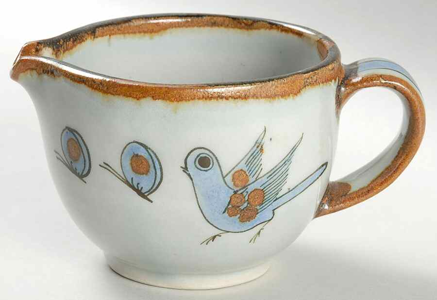 El Palomar Blue Creamer by Ken Edwards Pottery-1