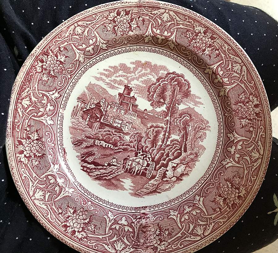 Italy Pink Dinner Plate by Edge Malkin-1