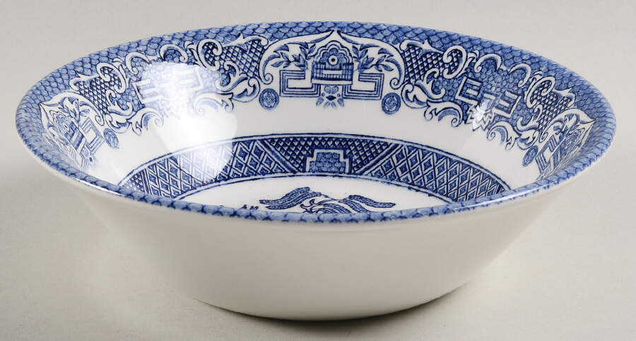 Blue Willow Coupe Cereal Bowl by English Ironstone Tableware-1