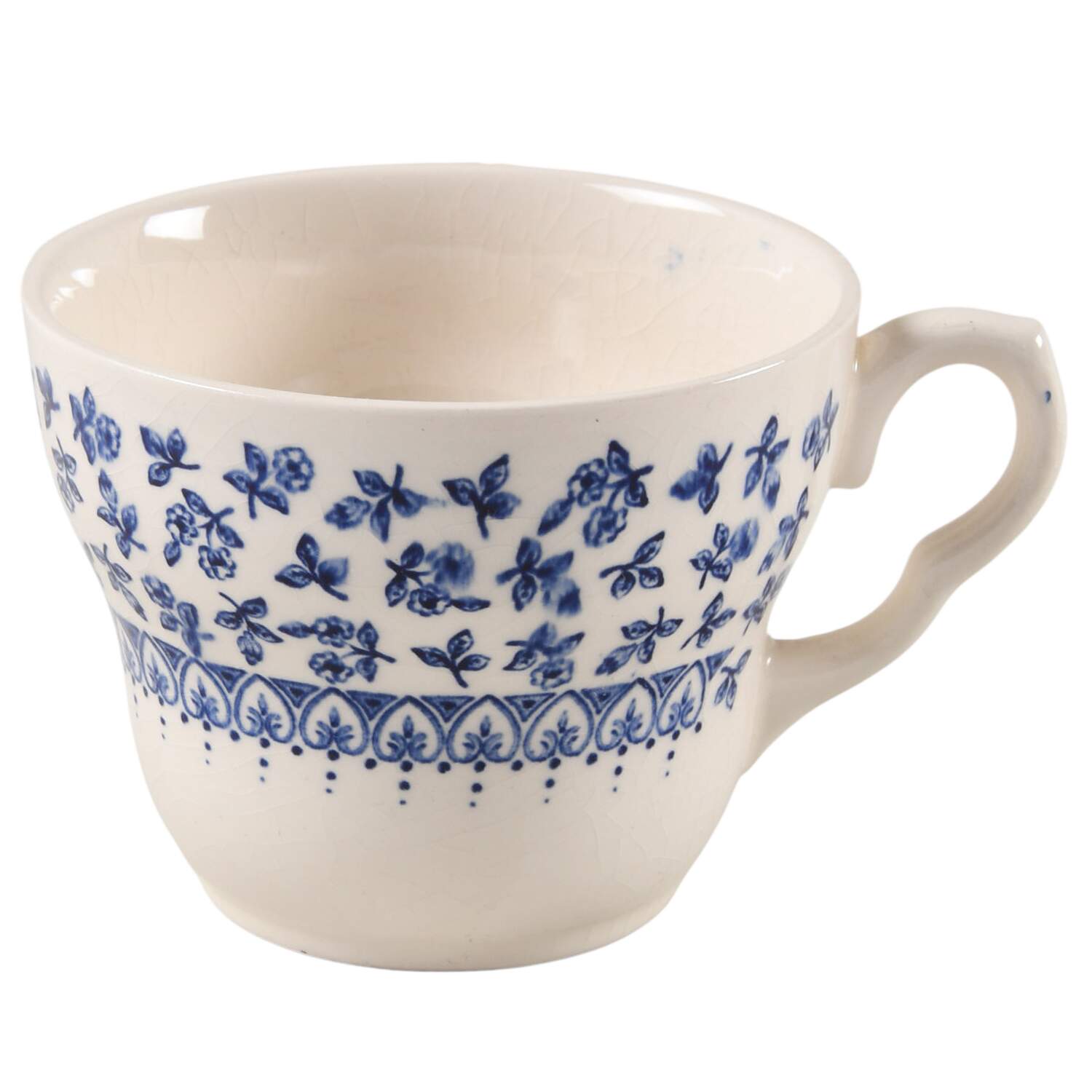EIT6 Blue Flat Cup by English Ironstone Tableware-1
