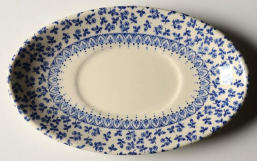 Provence Blue Underplate for Gravy Boat by English Ironstone Tableware-1