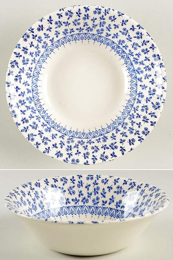 Provence Blue Coupe Cereal Bowl by English Ironstone Tableware-1