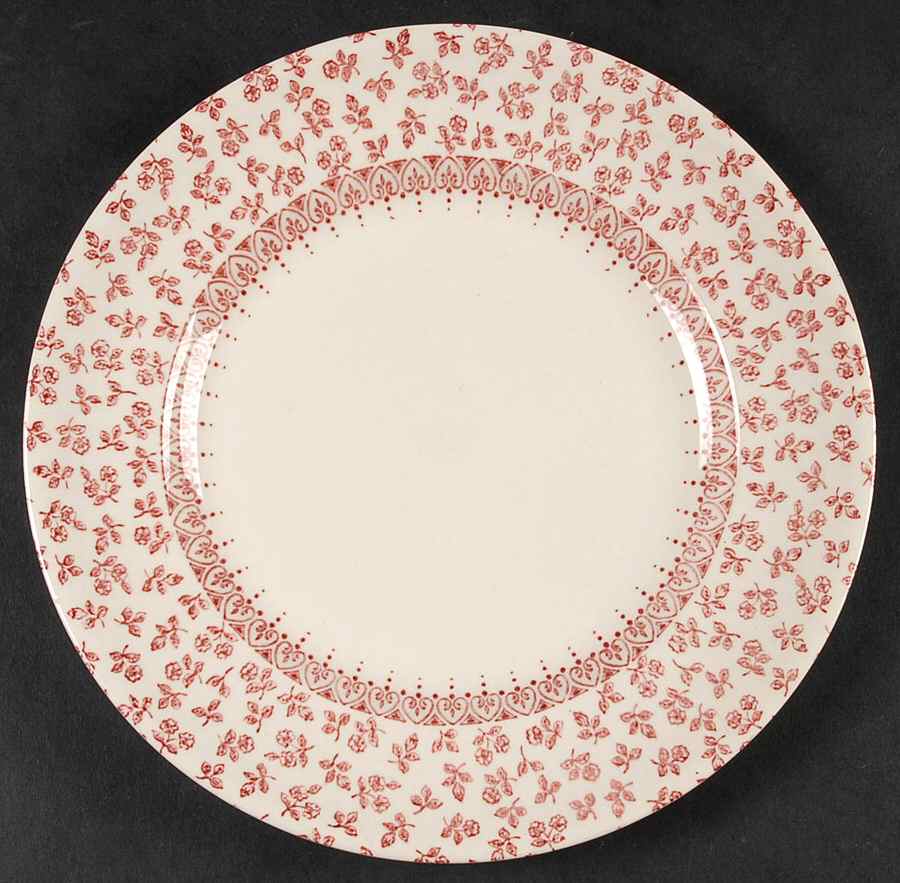 Provence Red Salad Plate by English Ironstone Tableware-1