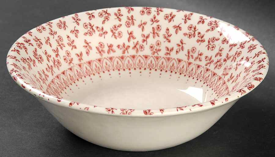 Provence Red Coupe Cereal Bowl by English Ironstone Tableware-1