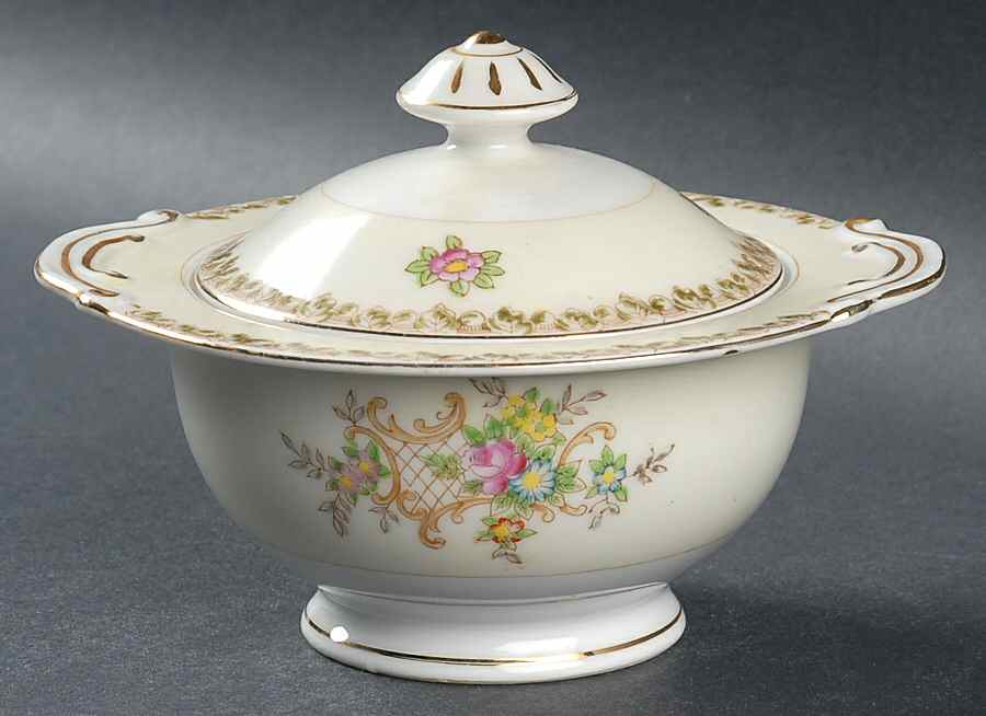 EJ1 Sugar Bowl & Lid by Emico (Japan)-1