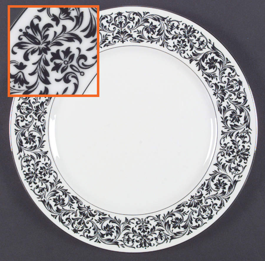 Baronesse Dinner Plate by Ekco-1