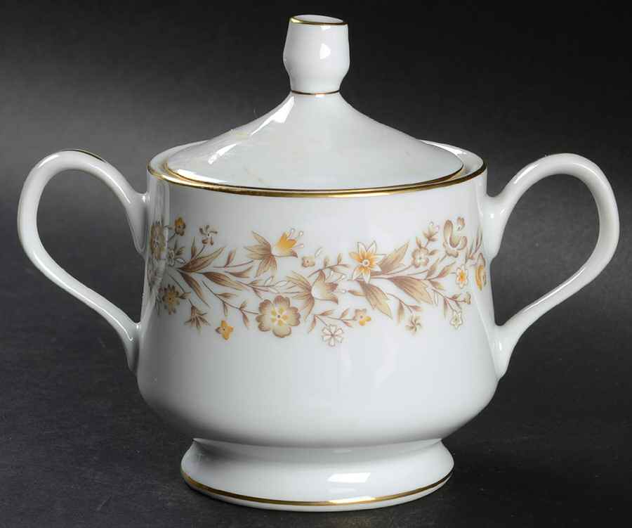 Elegante Sugar Bowl & Lid by Ekco-1