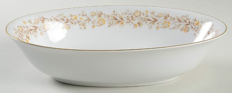 Elegante 10" Oval Vegetable Bowl by Ekco-1