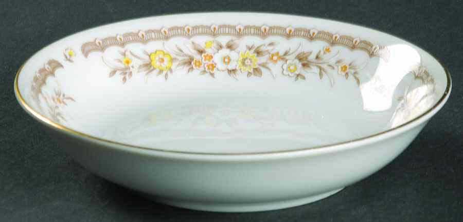 Golden Autumn Fruit/Dessert (Sauce) Bowl by Ekco-1