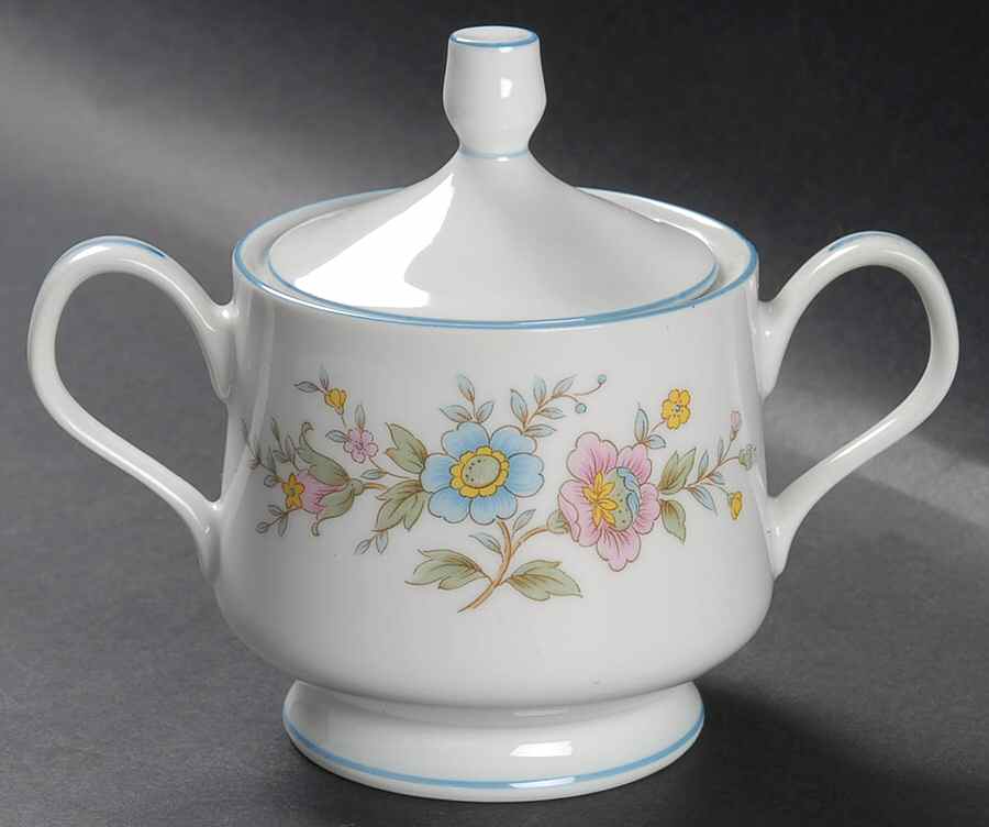 Lugano Sugar Bowl & Lid by Ekco-1