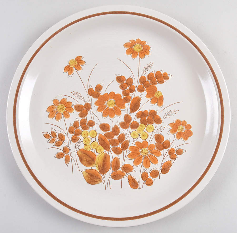 Mellow Valley 12" Chop Plate (Round Platter) by Ekco-1