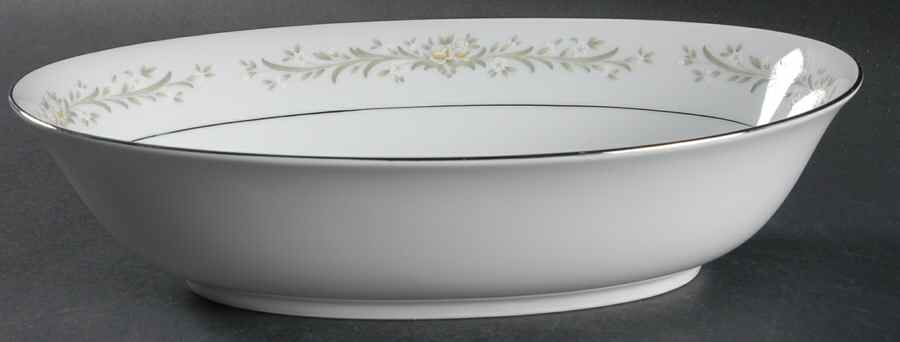 Milancia 10" Oval Vegetable Bowl by Ekco-1