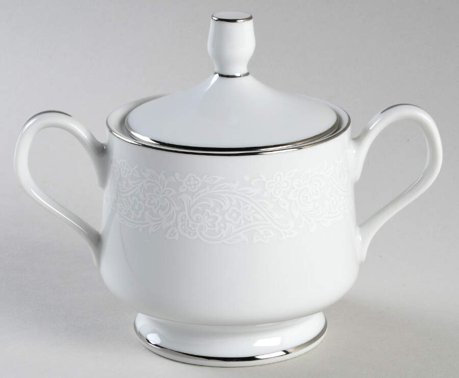 Monique Lace Sugar Bowl & Lid by Ekco-1