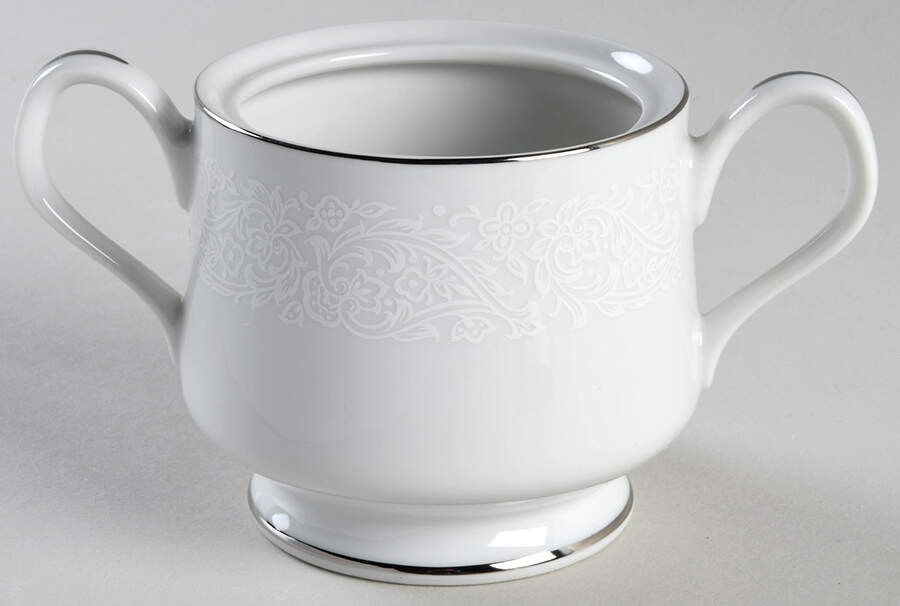 Monique Lace Sugar Bowl No Lid by Ekco-1