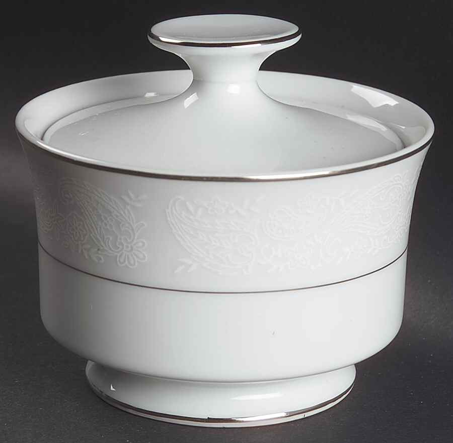 Monique Lace Sugar Bowl & Lid by Ekco-1