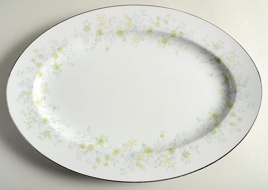 Serenade 14" Oval Serving Platter by Ekco-1