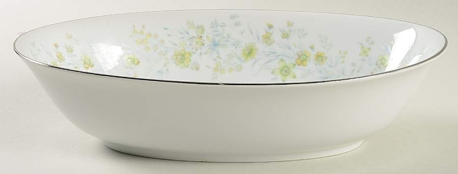 Serenade 10" Oval Vegetable Bowl by Ekco-1