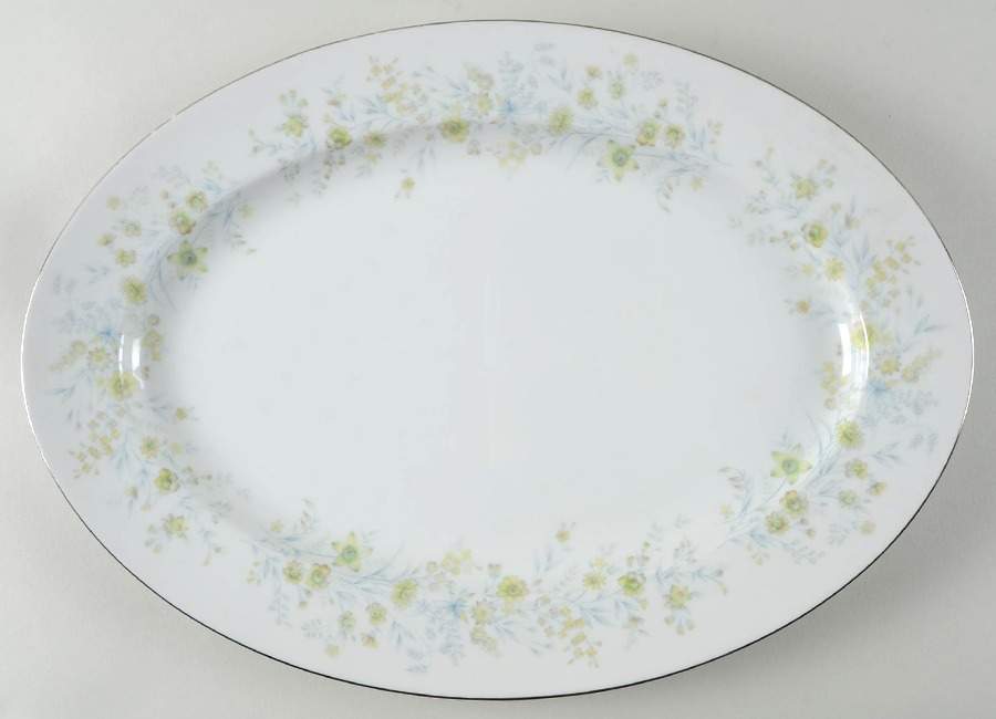 Serenade 16" Oval Serving Platter by Ekco-1