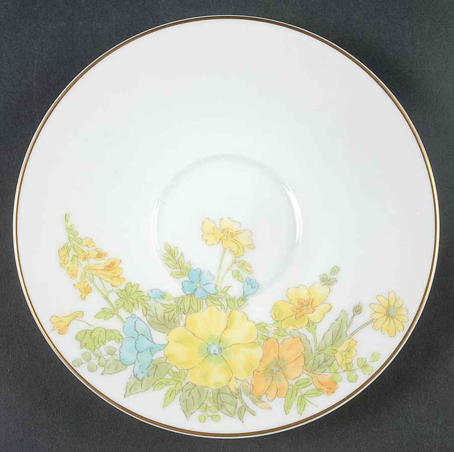 Spring Bouquet Saucer by Ekco-1